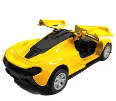 FLYmart Model World Die Cast Hot Alloy Car with Openable Doors  Pull Back Wheels Functi-thumb1