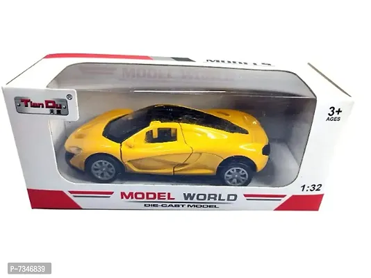 FLYmart Model World Die Cast Hot Alloy Car with Openable Doors  Pull Back Wheels Functi-thumb3