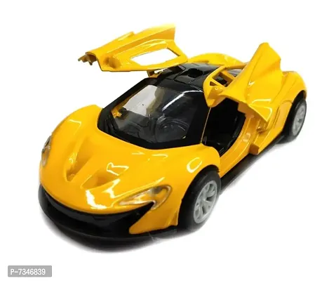 FLYmart Model World Die Cast Hot Alloy Car with Openable Doors  Pull Back Wheels Functi-thumb4