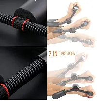 Adjustable Wrist Exerciser Strengthener Equipment Upper Arm Workout and Strength Hand Grip/Fitness Gripnbsp;nbsp;(Black)-thumb3