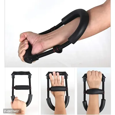 Adjustable Wrist Exerciser Strengthener Equipment Upper Arm Workout and Strength Hand Grip/Fitness Gripnbsp;nbsp;(Black)-thumb2