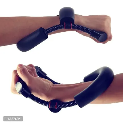Adjustable Wrist Exerciser Strengthener Equipment Upper Arm Workout and Strength Hand Grip/Fitness Gripnbsp;nbsp;(Black)-thumb0