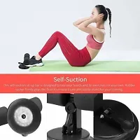 Situp Bar Adjustable Self Sit-Up Exercise Equipment with Comfortable Sponge, Black Sit-up Barnbsp;nbsp;(Black)-thumb3