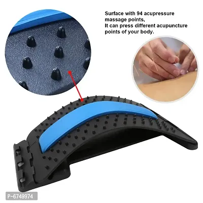 Magic Back Braces Stretching Device For Bed, Chair  Car, Multi-Level Lumbar Support Stretcher For Lower And Upper Muscle Pain Relief-thumb2