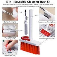 5 in 1 Keyboard  Earphone Cleaner Keyboard Cleaning Brush Laptop Cleaning Kit Cleaning Pen for Airpods Cleaner Soft Brush, Airpods Cleaning Kit, Phone Cleaner, Earphones Case-thumb2