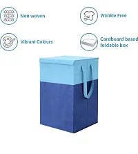 Large Foldable Laundry Basket Durable and Space-Saving Clothes Organizer-thumb3