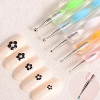 Nail Art Point Pen and Set Used by Women&rsquo;s and Ladies for Their Fashion Purposes.-thumb1