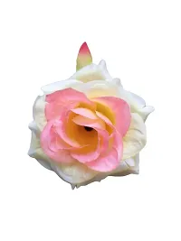 Artificial Flowers Multicolor Rose With Pot For Home Decor-thumb1