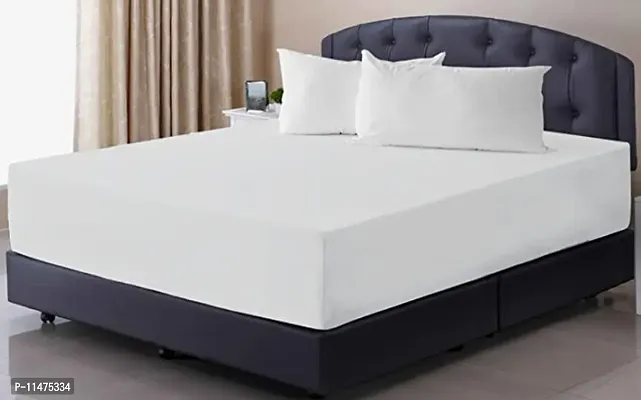 Trendy Water Resistant Cotton Mattress Protector 78 Inch X 72 Inch - King Size-thumb0