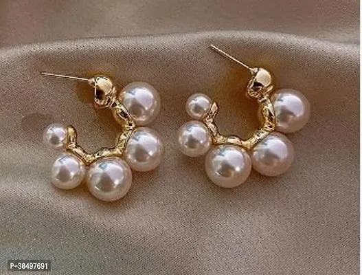 Gold Plated Alloy Earrings For Women