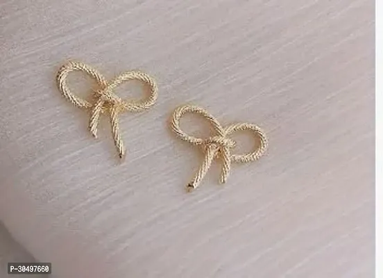 Gold Plated Alloy Earrings For Women