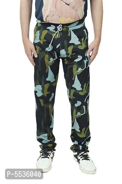 4Way Lycra Camouflage Trackpant-thumb0