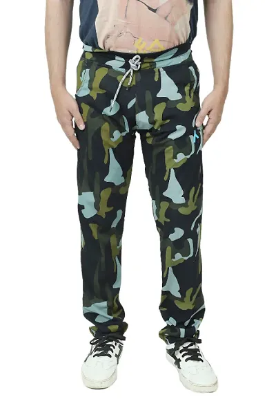 Lycra Camouflage Track Pant