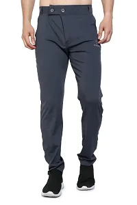 Dry-Fit 4 Way Lycra Pant Style Solid Joggers-thumb1