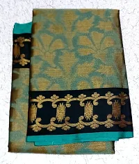 Beautiful Tissue Jacquard Saree with Blouse piece-thumb1