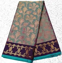 Beautiful Tissue Jacquard Saree with Blouse piece-thumb2