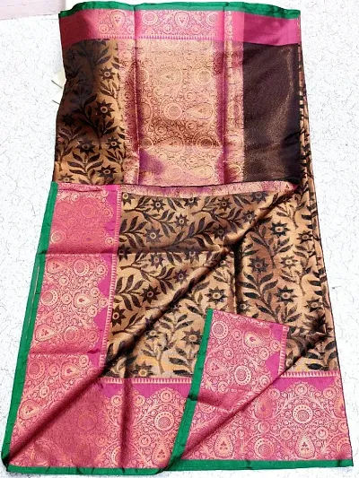 Traditional Art Silk Saree With Blouse Piece