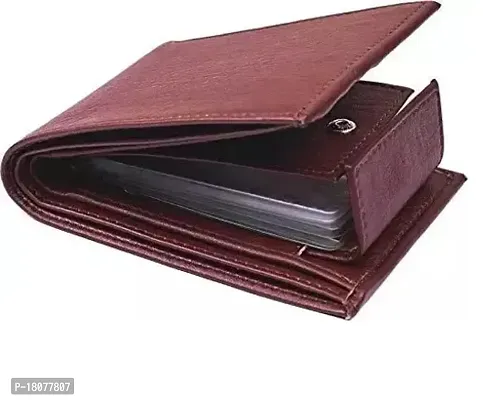 Designer Maroon Artificial Leather Solid Passport Holder For Men-thumb0