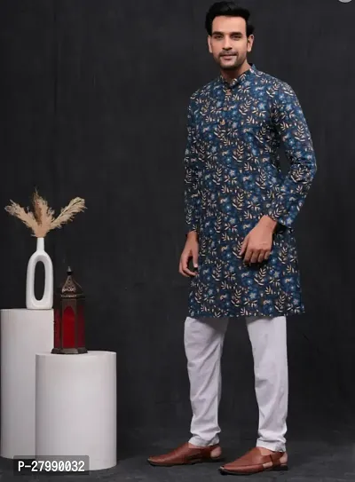 Tradition Indian Wear Kurta Pajama Set For Men-thumb3