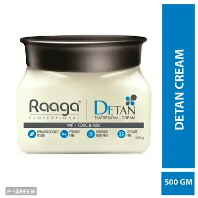 Raaga Professional de-tan cream is a skin-lightening product. This is a unique tan removing formula that lightens skin tone, removing tanning effect of the sun Pack of 1