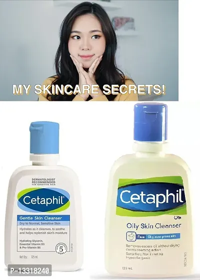 Cetaphil oily skin cleanser With Gentle skin pack of 2%