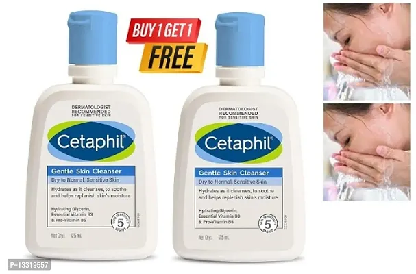 Cetaphil Gentle Skin Cleanser Pack Of 2 Perskin Care Face Wash-thumb0