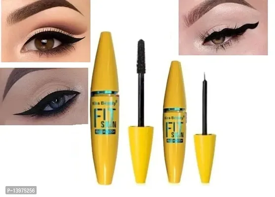 women fit skin mascara With liner pack of 2@