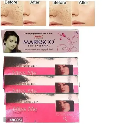 Marksgo skin cream With miss me tablet 3 pack of 4-thumb0