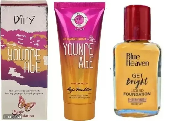 younge age foundation With blue heaven get bright liquid foundation pack of 2!