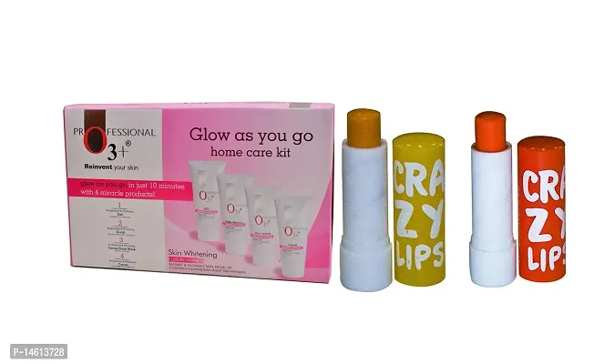 O3+ as you go blue facial kit with crazy lip balm 2 pack of 3-thumb0