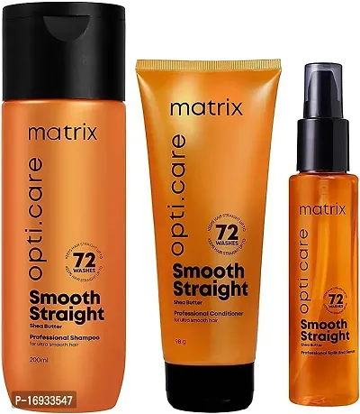 Matrix Opti Care Shampoo 350Ml With Conditioner 98G With Serum 100Ml Pack Of 3 Hair Care Conditioners-thumb0