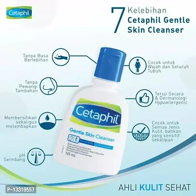 Cetaphil Gentle Skin Cleanser Pack Of 2 Perskin Care Face Wash-thumb3