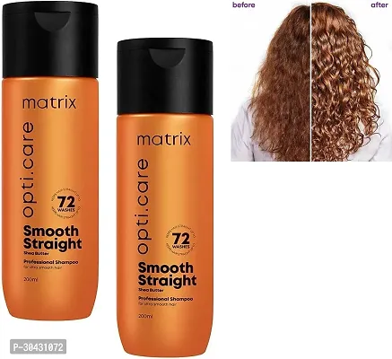 Matrix Opti Care Smooth Straight Professional Shampoo 200ml Each(pack of 2)-thumb0