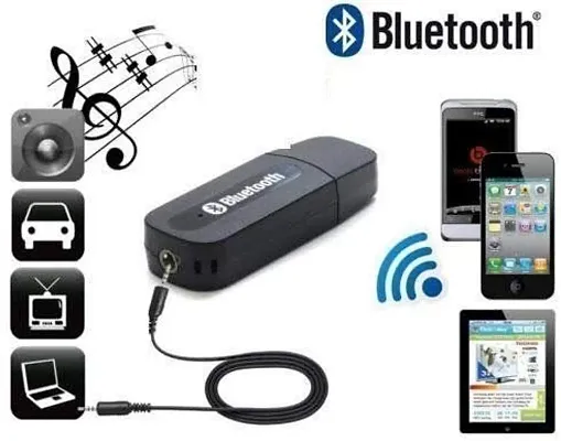 USB Bluetooth Audio Music Receiver Dongle Adapter Car Mobile Speaker-thumb0