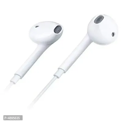Earpohone in Ear Extra Bass with 3.5 mm Jack Headphone,Calling Mic Generic(White, in The Ear)-thumb0
