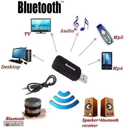Receiver 3.5Mm Music Wireless Hifi Dongle Transmitter Usb Mp3 Car Speaker Bluetooth-thumb0