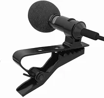 American Sia 35Mm Clip On Mini Lapel Lavalier Microphone For Androidios Device Black-thumb3
