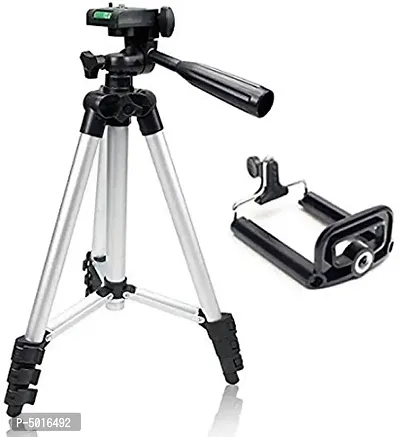 3110 Tripod Fordable Camera Mobile Flexible Mount Tripod Stand Tripod Silver Black Supports Up To 1500 G-thumb0