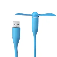 Portable Flexible Mini 2Blade USB Fan-thumb2