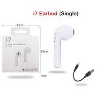 Bluetooth Headphone Calling Function Single Stereo I7 Earbud Earphone With Mic Compatible With All Device-thumb1