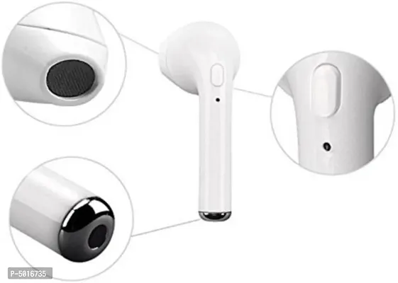 Go Shops I7 Single Stereo Wireless Bluetooth Headset With Mic For All Android Device-thumb3