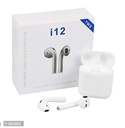 12 1Pair Wireless Bluetooth Earphone For All Smart Phone-thumb0