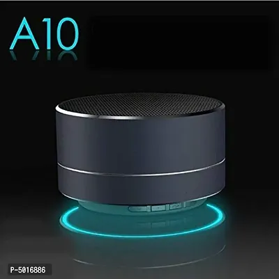 A10 Mini Wireless Bluetooth Stereo Speakers Metal Body With Led Light-thumb0