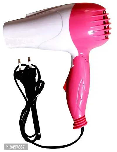 Combo Set Of New Nova Hair Dryer-1290 Foldable Dryer- Multi Colour + 3 In 1 Eyebrow Razors-thumb2