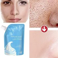 Salicylic Acid Ice Cream Mask Acne Moisturizing Smear Mask Blackheads Remover Mask 300ml-thumb1