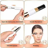 Comfort Soft Women Electric Painless Eyebrow Trimmer /Razor Shaver / Threading Tool for Women-thumb2