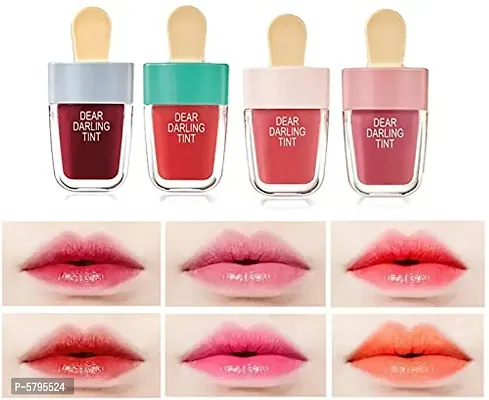 Best Product Ice Cream Shaped 4 Color Natural Lip stick Tube Makeup lipstick