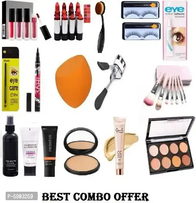 makeup combo kit- set of 16 (16 items in in set)