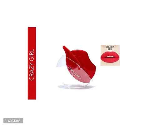 Crazy Girl Apple Lipstick, Cherry Red (Matte)