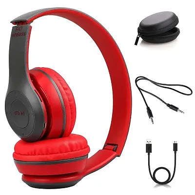 Classy Wireless Bluetooth Headset with Volume Control, HD Sound and Bass, Mic, Card Slot